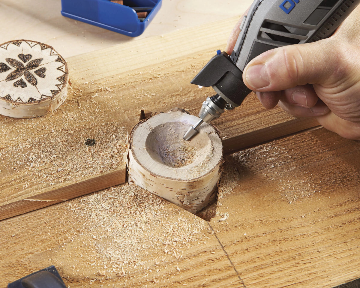 Corded Variable Speed Rotary Tool Kit with Flex Shaft and Hard Storage Case B9075