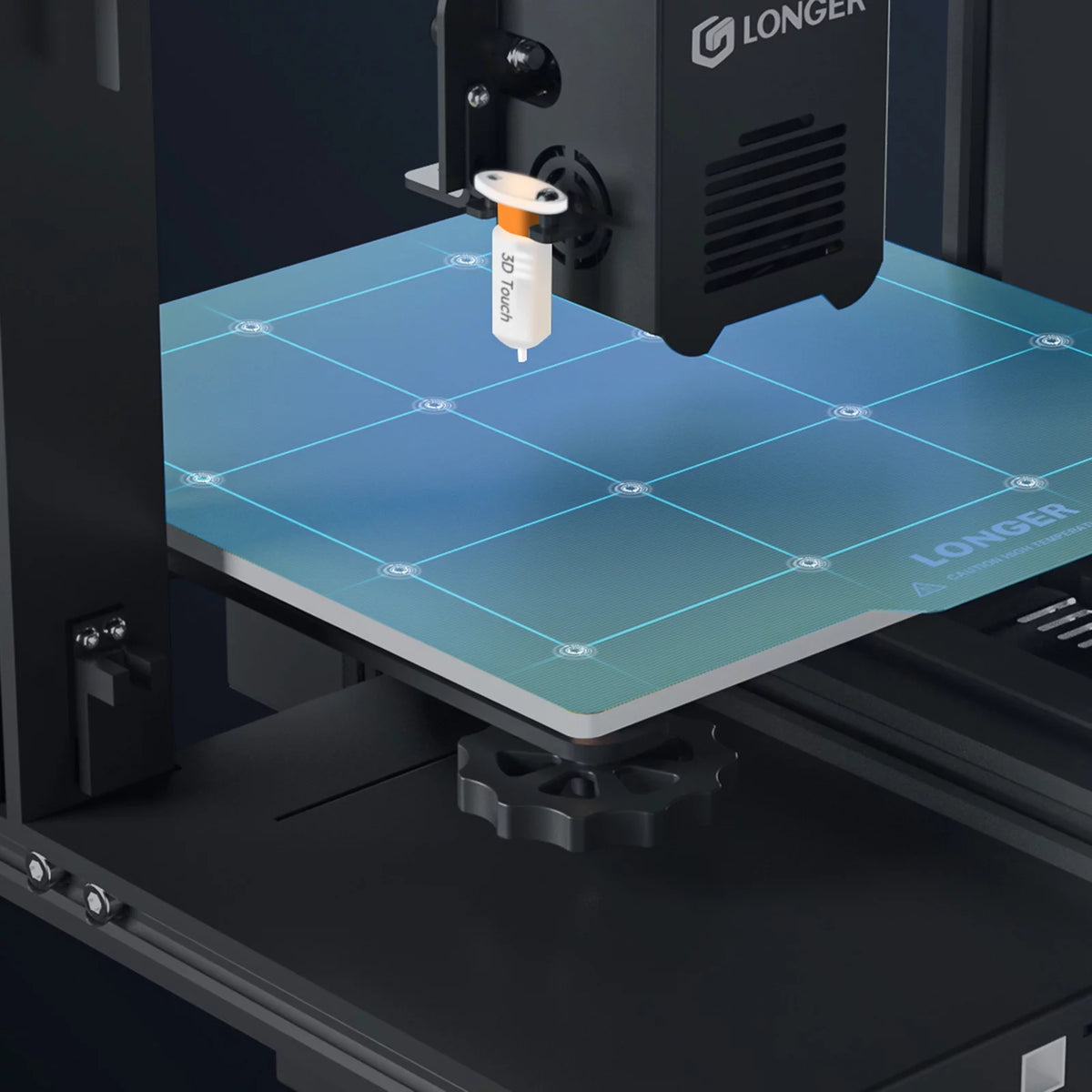 FDM 3D Printer with Dual-gear Extruder PEI Magnetic Platform Auto-Leveling Y3534