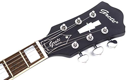 Grey Semi-Hollow Body Electric Guitar Z5296