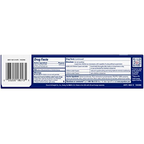 Baking Soda Peroxide Tartar Control Toothpaste Q985958