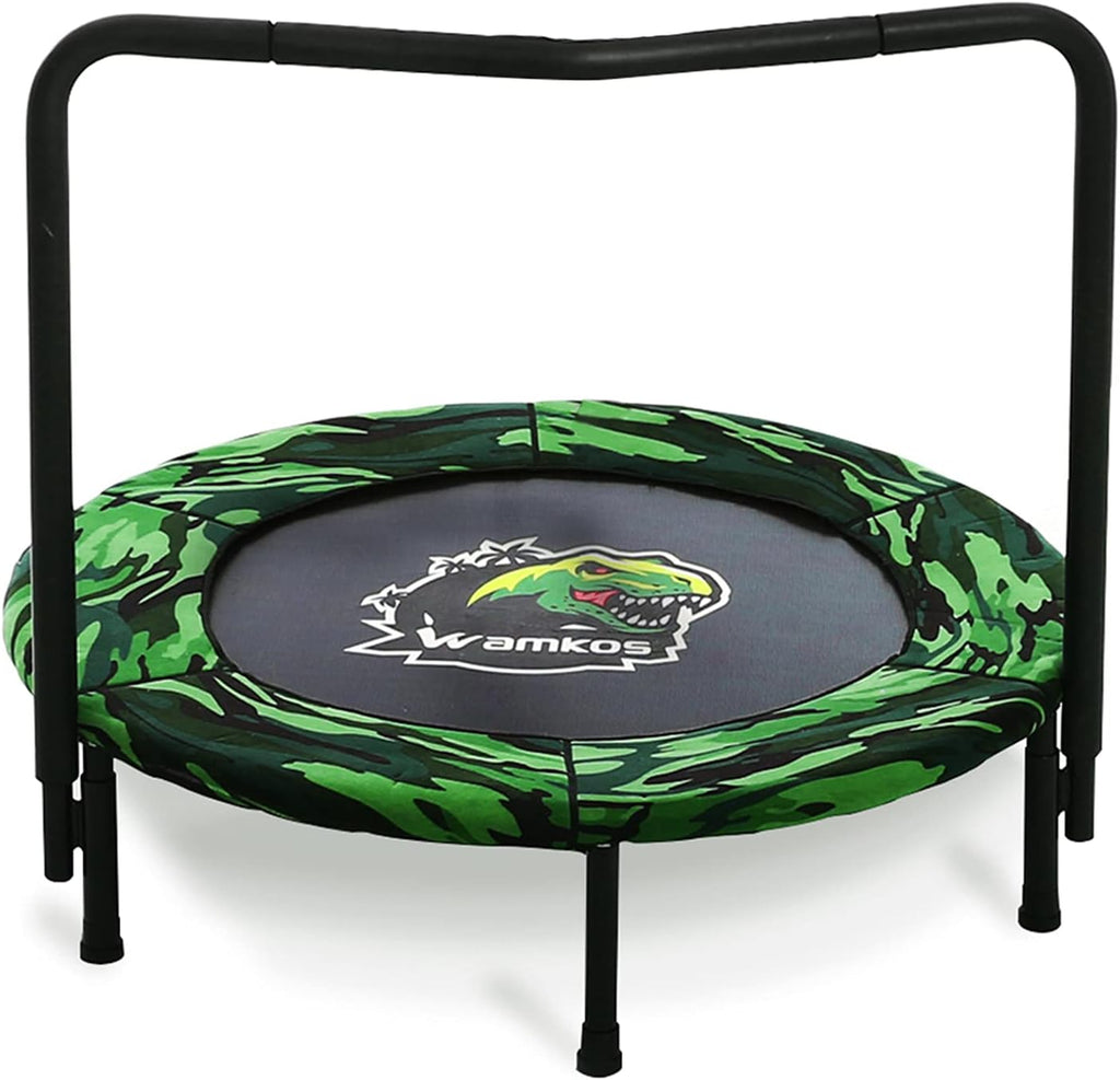 Camo Foldable Kids Trampoline with Handle Q575372