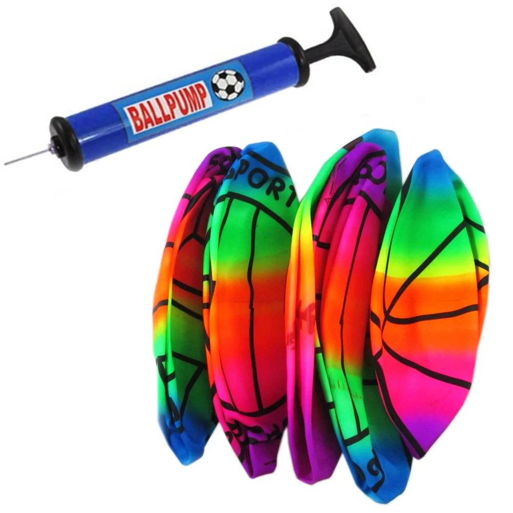 Inflatable Beach Balls Rainbow Plastic Volleyball K878
