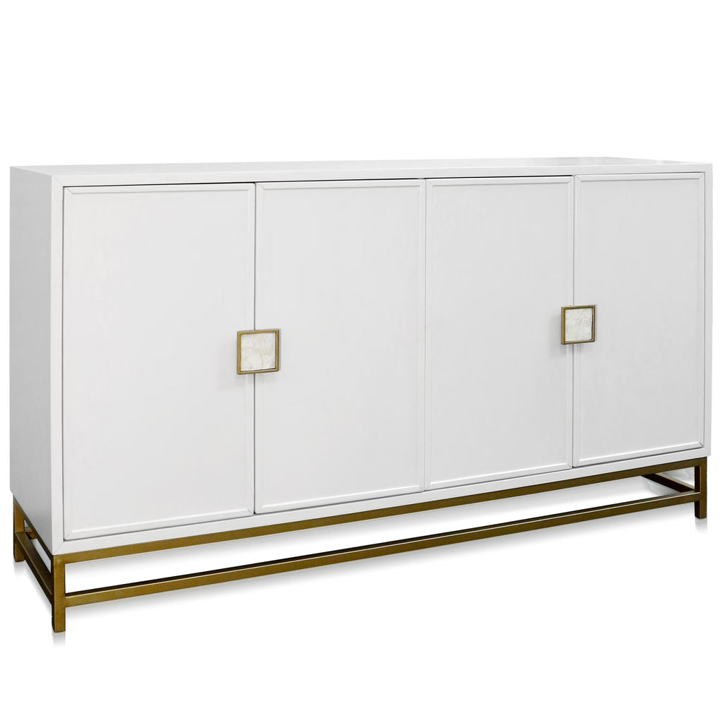 Four Door Sideboard Cabinet with Shell Handles O87957