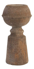 Antiqued Rusty Candle Holder E961351
