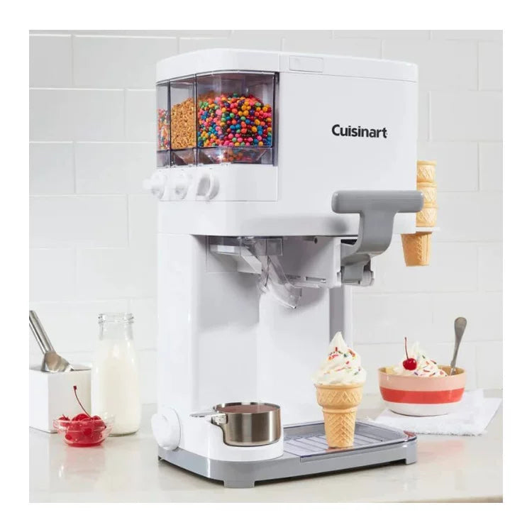 Soft Serve Ice Cream Maker White X342