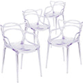 Clear Chairs Set of 4 Y388