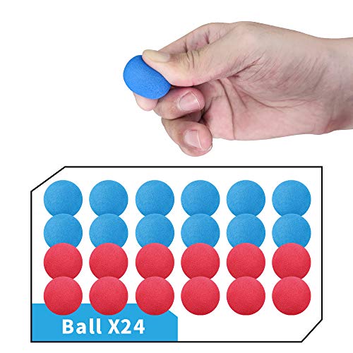 Shooting Game Toy with 2pk Air Guns, Target & 24 Foam Balls W912352