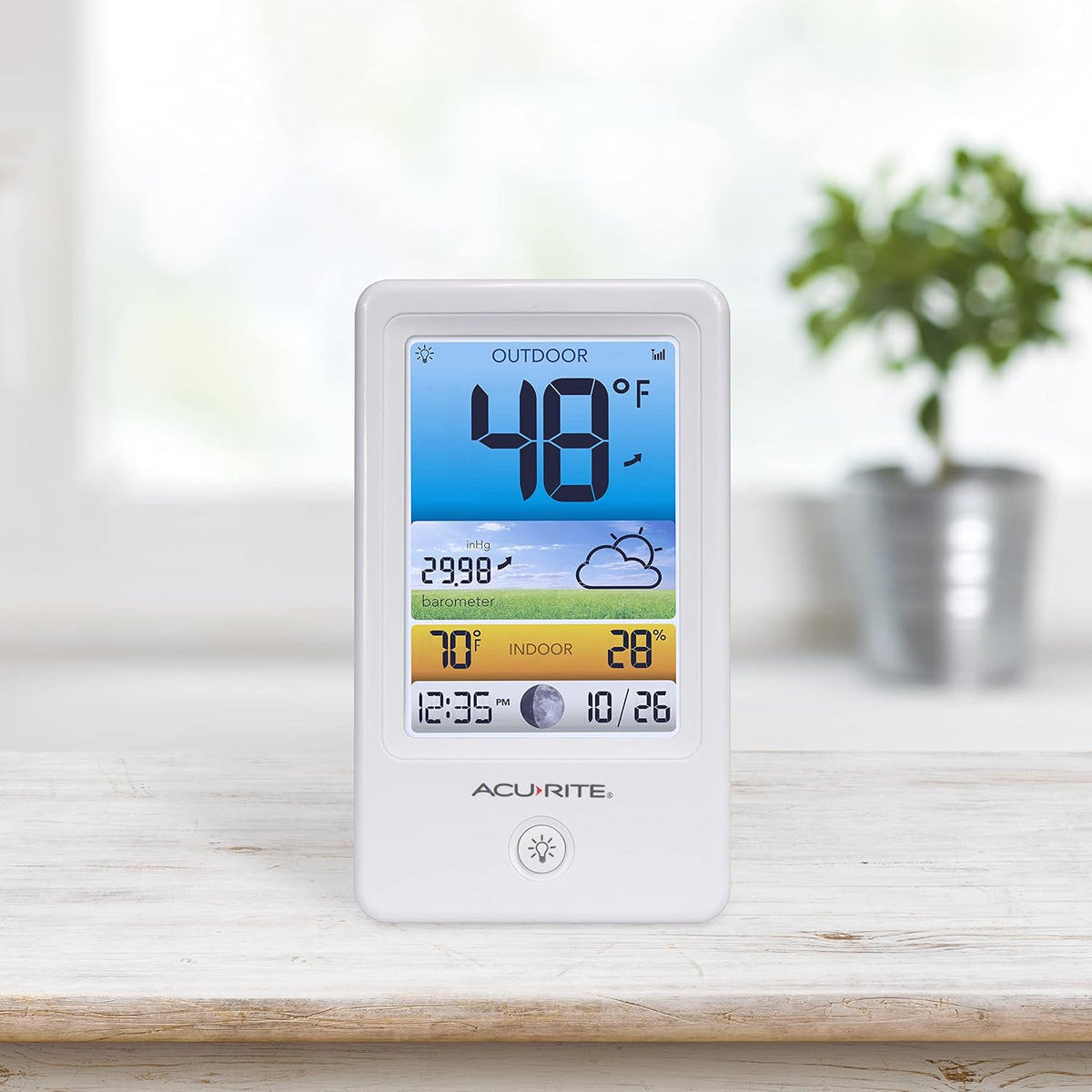 Color Weather Station with Temperature, Humidity and Forecast V39610
