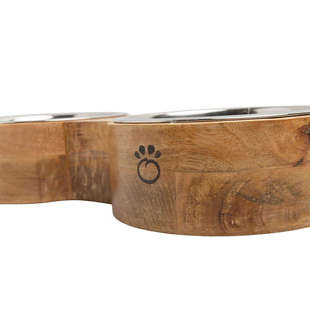Wood & Metal Pet Feeder V57838