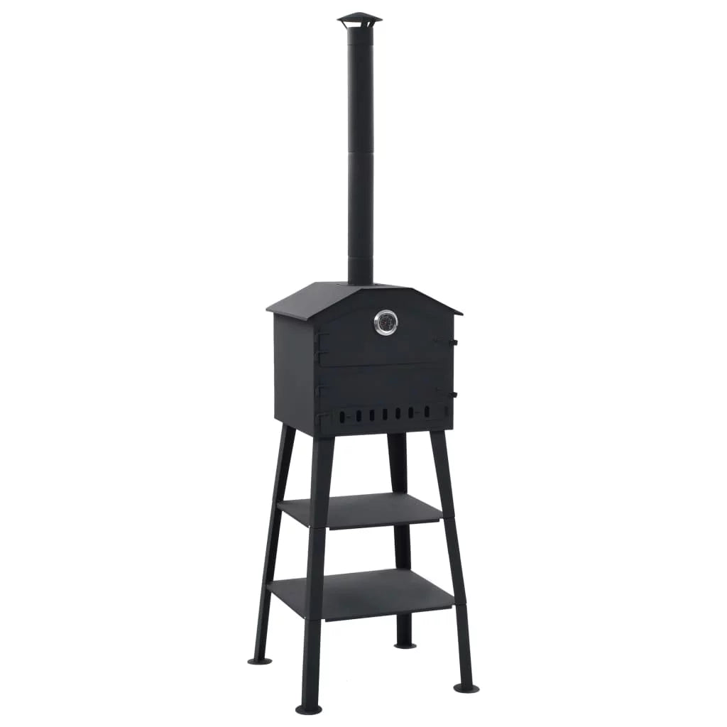 Charcoal Fired Outdoor Pizza Oven with 2 Fireclay Stones M3458