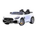 White Kids Electric Ride on Car with Remote D4541