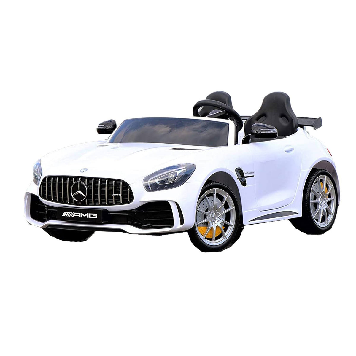 White Kids Electric Ride on Car with Remote D4541