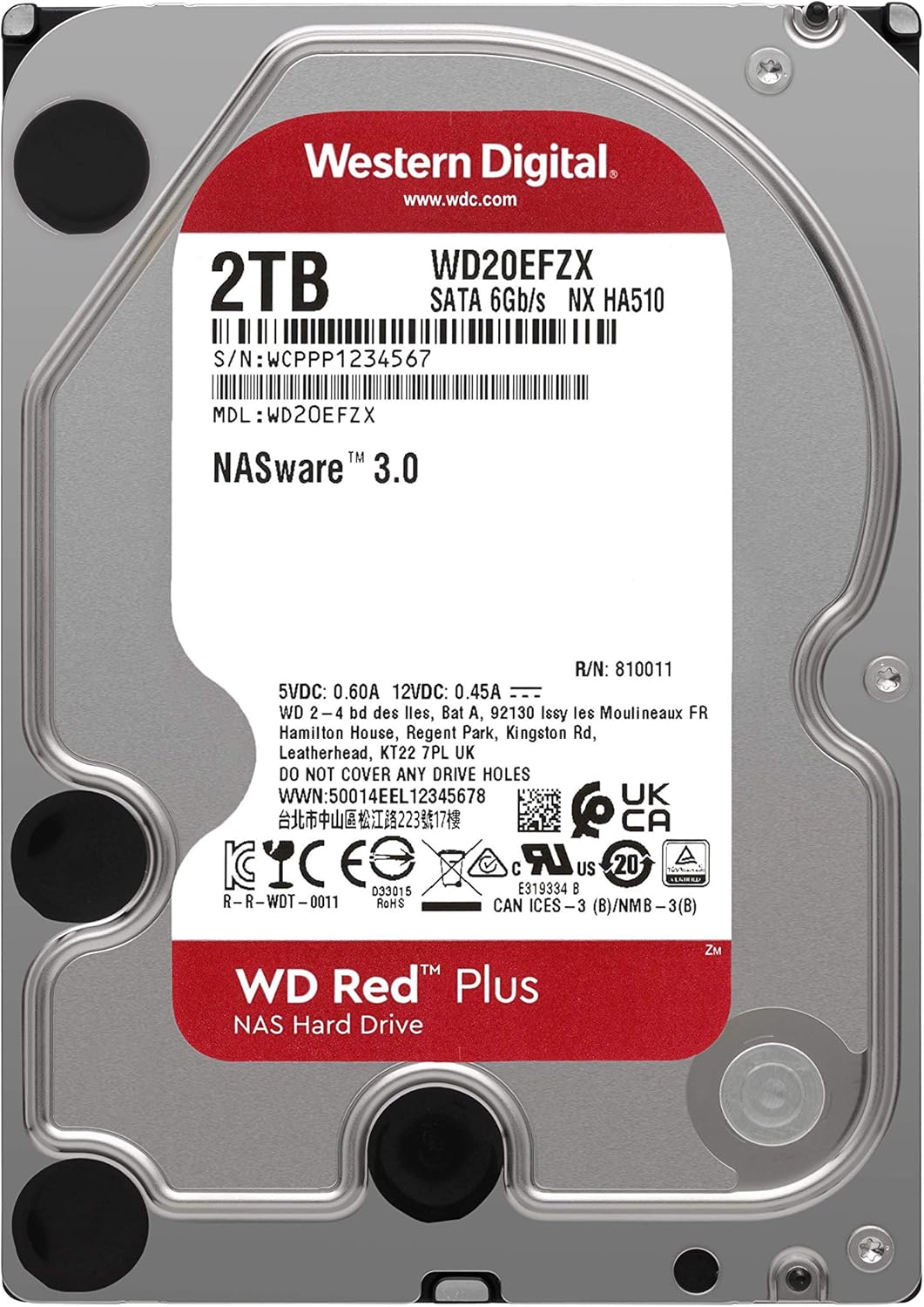 10TB NAS Internal Hard Drive HDD S882