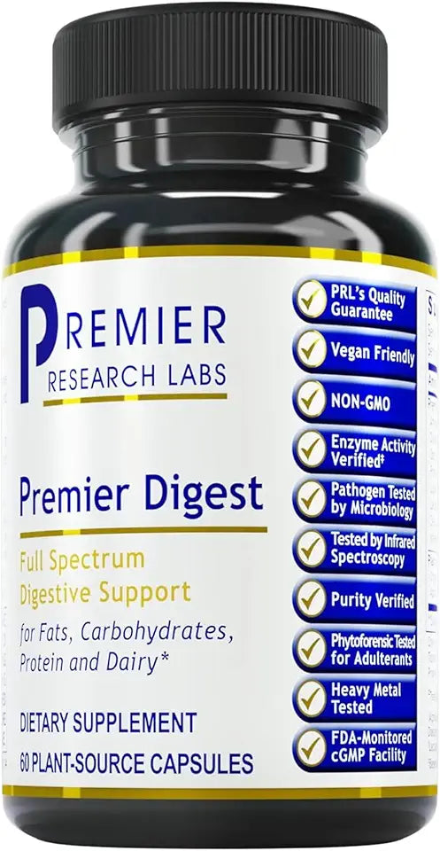 Active Digestive Enzymes with Probiotic and Prebiotics, 60 Plant-Sourced Capsules B832074