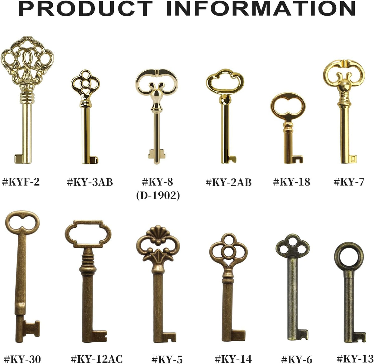 12 Key Skeleton Key Set V445