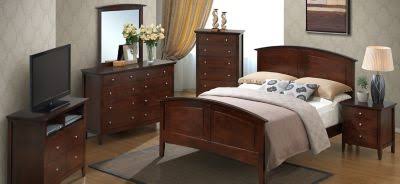 Full Panel Bed in Cappuccino T8810