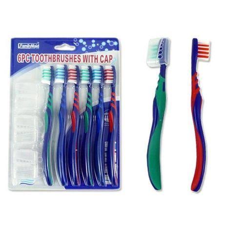 Toothbrush with Cap 6 Piece per Set J791371