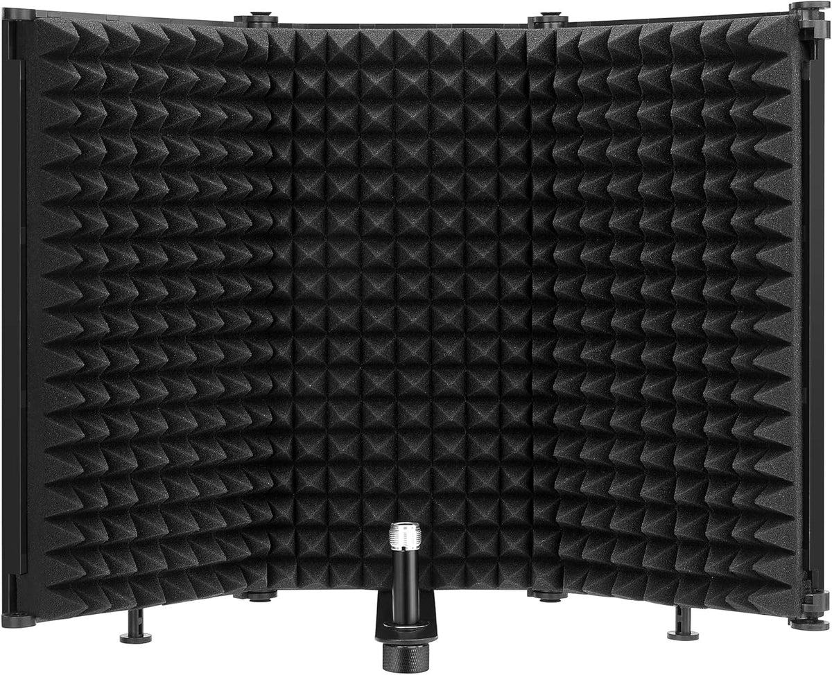 Foldable Microphone Isolation Shield with Triple Sound Insulation, Pack of 2 G755