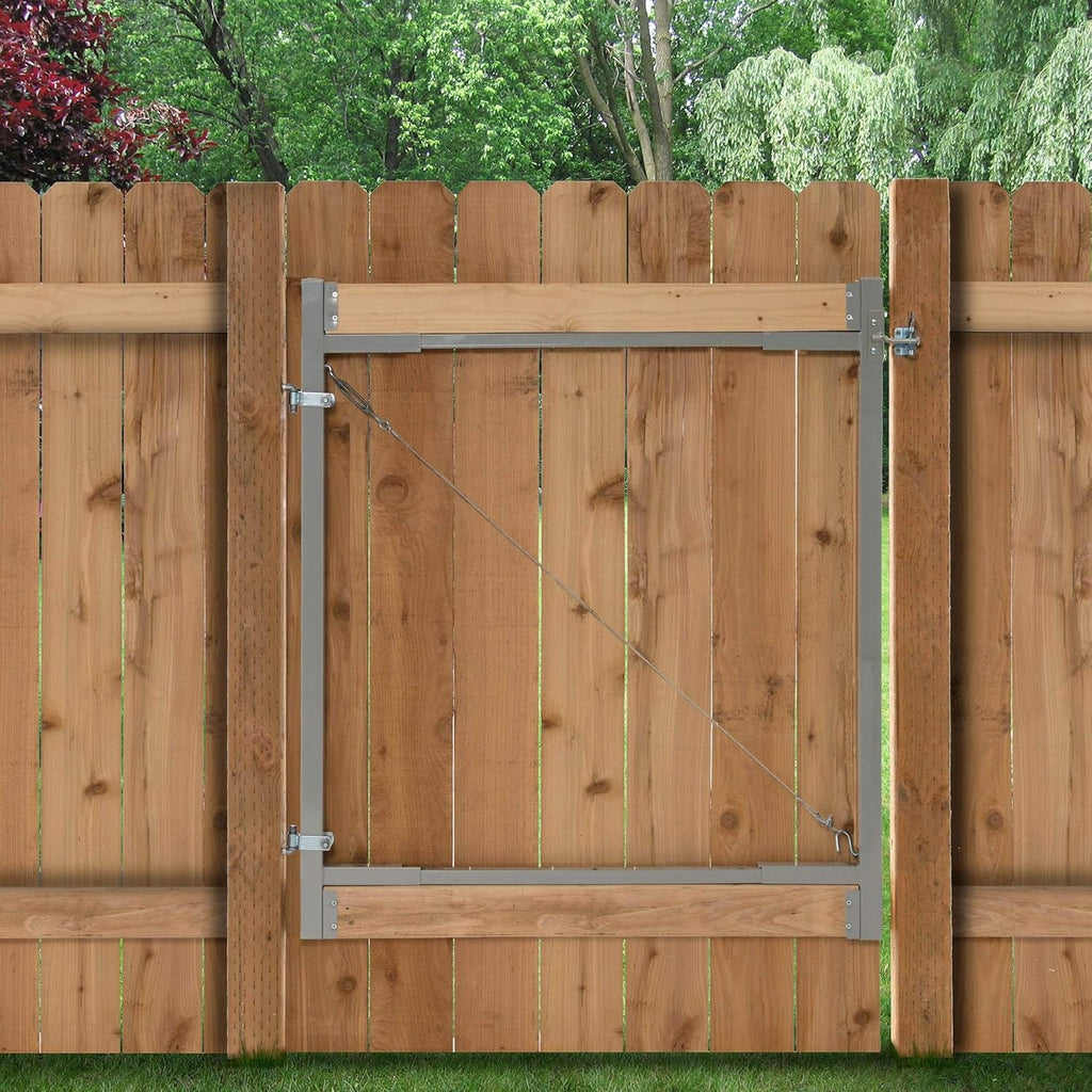 Steel Frame Gate Building Kit, 36-72 Inch Wide Opening (6 Pack) H634789