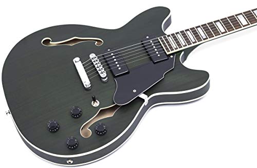 Grey Semi-Hollow Body Electric Guitar Z5296