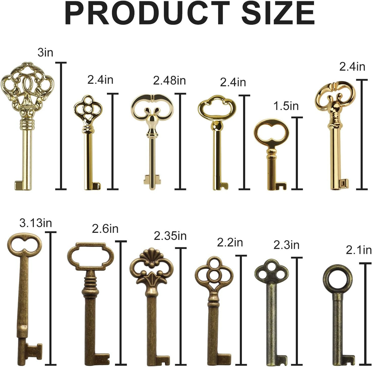 12 Key Skeleton Key Set V445