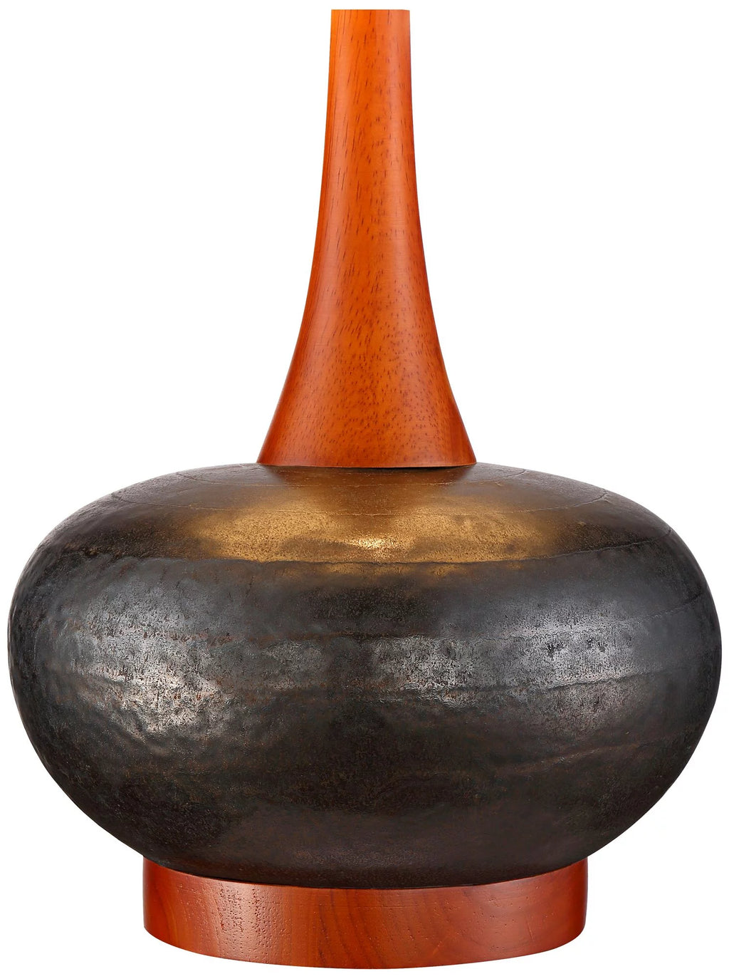Set of 2 Brown Ceramic Table Lamps J3733