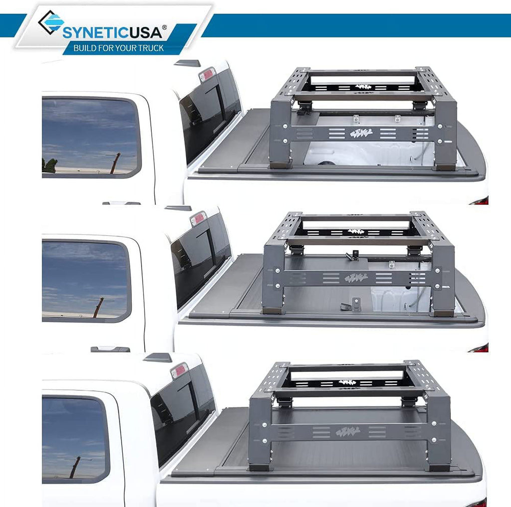Matte Black Low Profile Aluminum Tonneau Cover C833