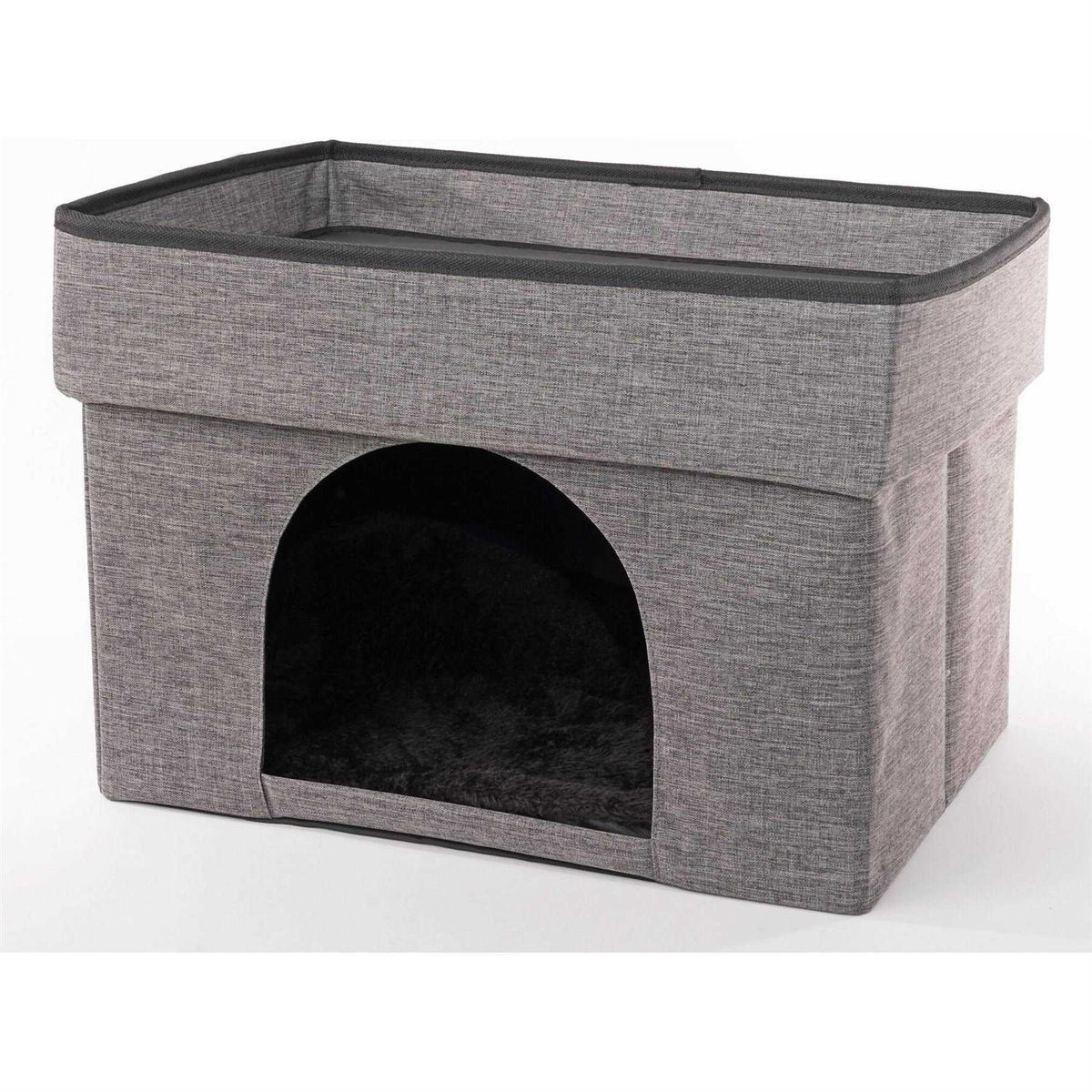2-Tier Collapsible Cat Cave Y9695