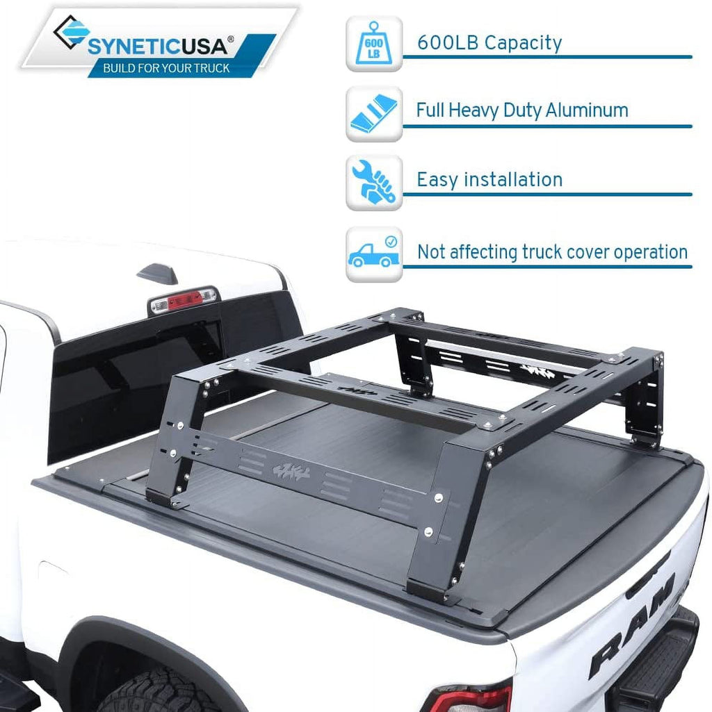 Matte Black Low Profile Aluminum Tonneau Cover C833