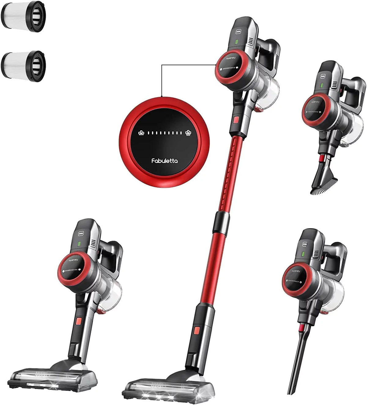 Rechargeable Detachable Battery Cordless Vacuum Cleaner D5496