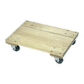 Wood Dolly with 3 in. Casters 30 x 18 in. Solid Platform W775