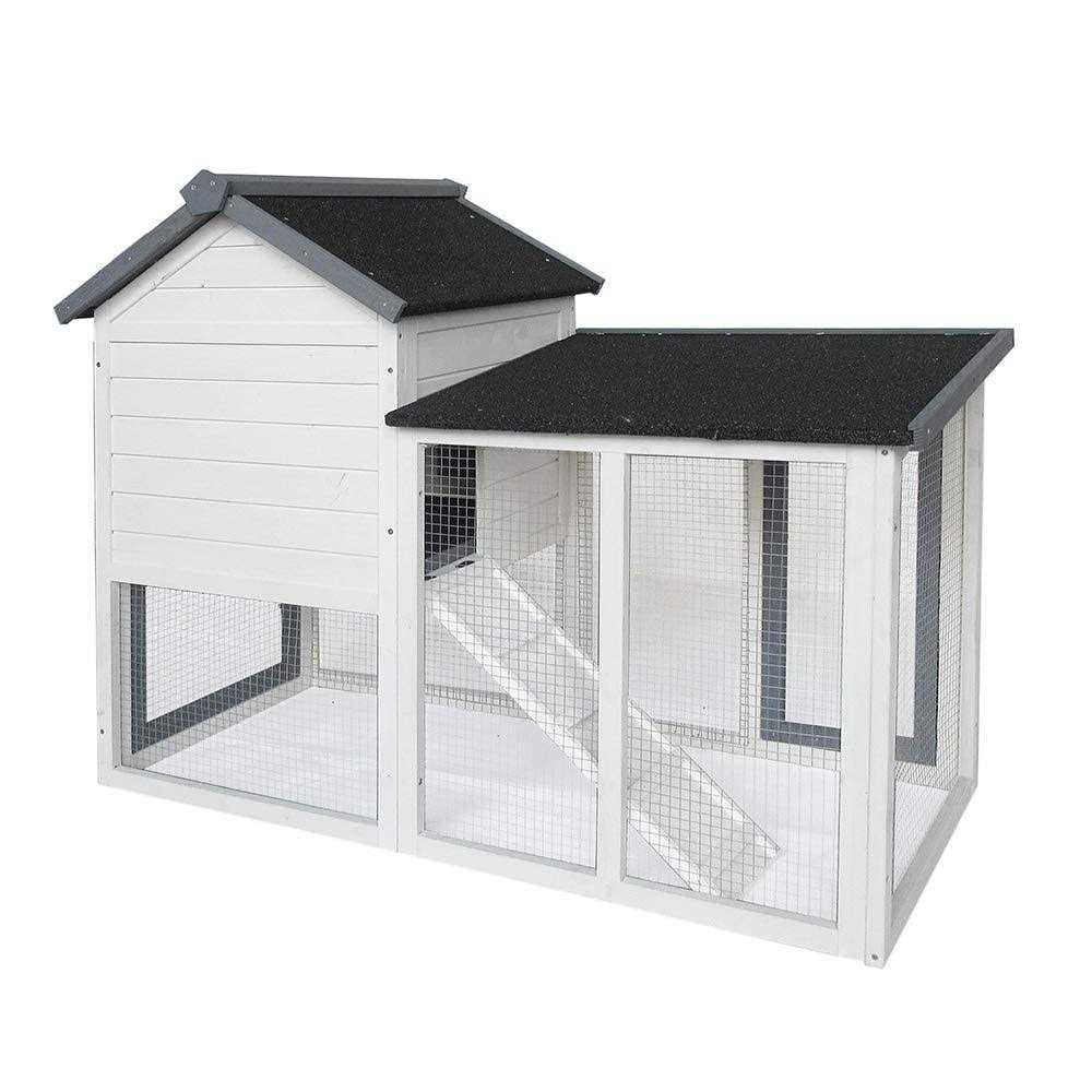 48''L Rabbit Hutch Wood House Pet Cage P7829