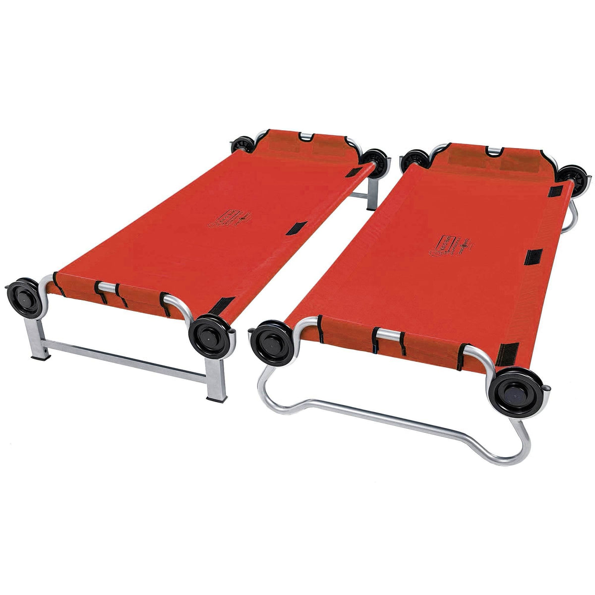 Red 2 Pack Camping Cot with Organizers K57927