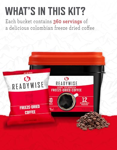 Gluten Free Bucket, 84 Servings, Freeze Dried Survival Food, 25 Year Shelf Life M662