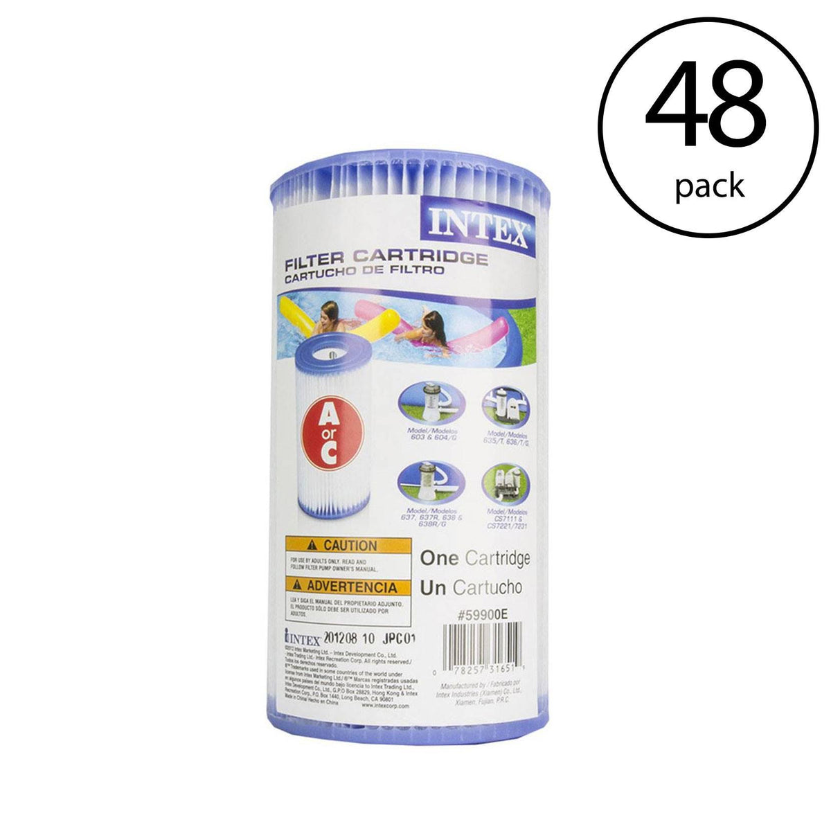 Swimming Pool Filter Pump Cartridge 48 Pack H331