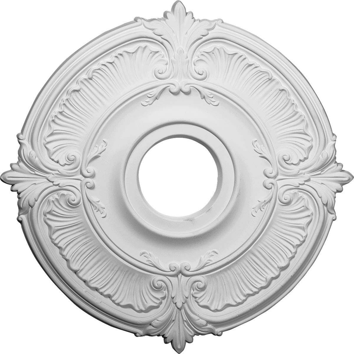 Hand-Painted Black Ceiling Medallion U182
