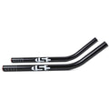 Black 3K Weave Carbon Aero Bar Extensions Q6509