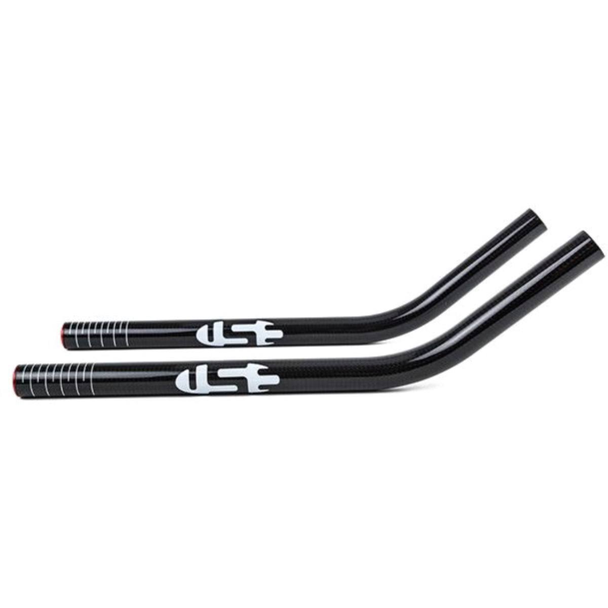 Black 3K Weave Carbon Aero Bar Extensions Q6509