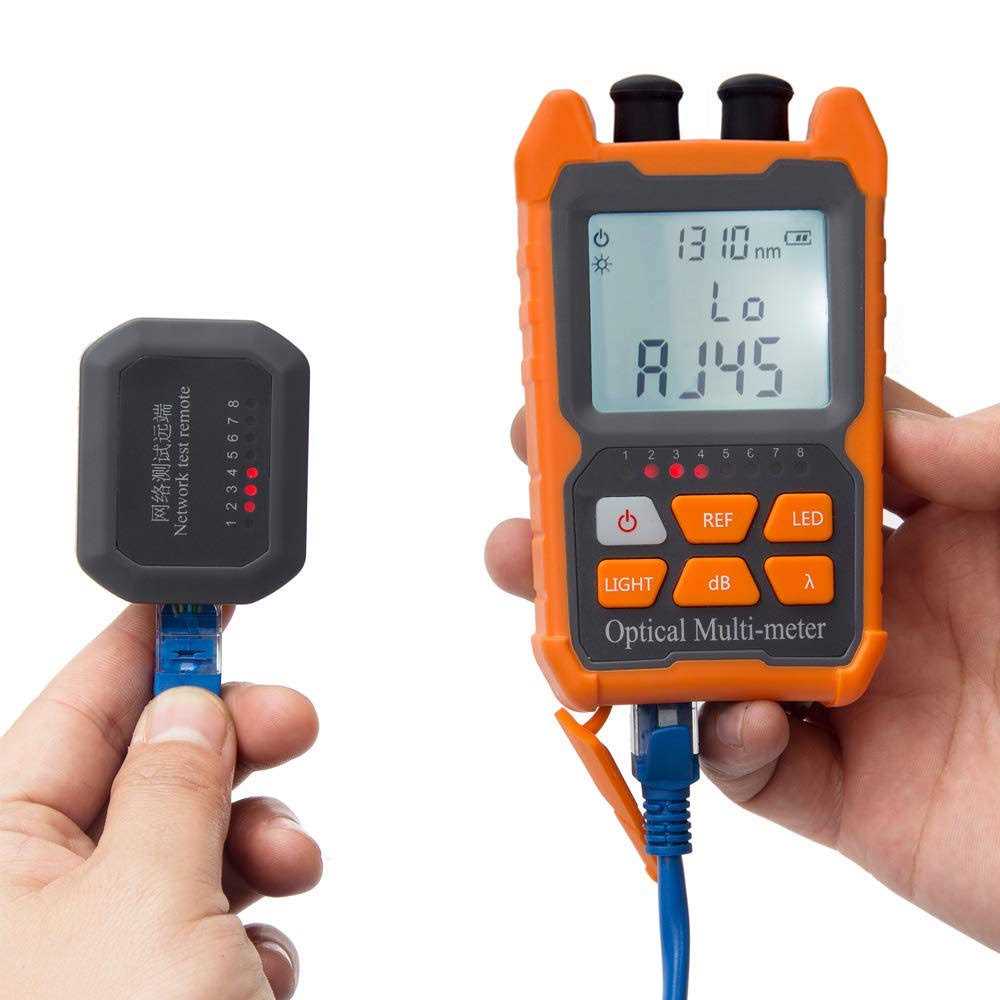 Fiber Optic Cable Tester Optical Fiber Power Meter with Visual Fault Locator I7096