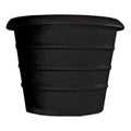 Black Plastic Pot Planter Set of 4 M473318