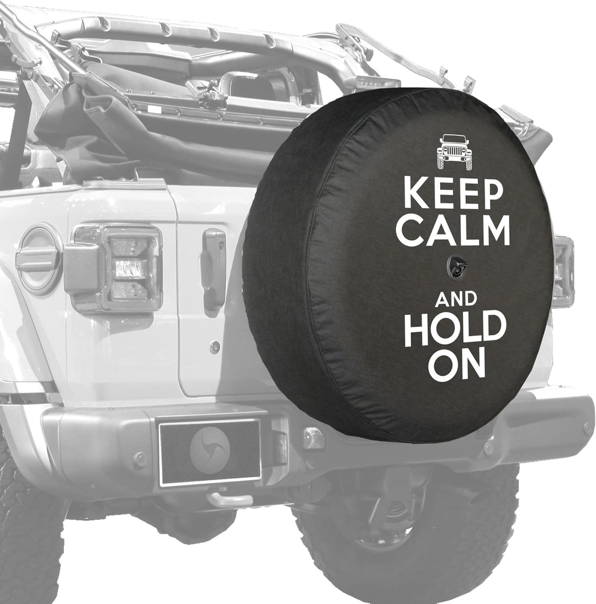 Soft JL Tire Cover with Back-up Camera F3682
