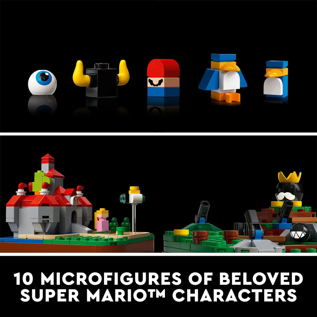 LEGO Super Mario 64 Question Mark Block 3D Model Set with Micro Figures B855476