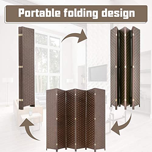 Black 4 Panel Room Divider 6FT Tall Wood Screen Z143