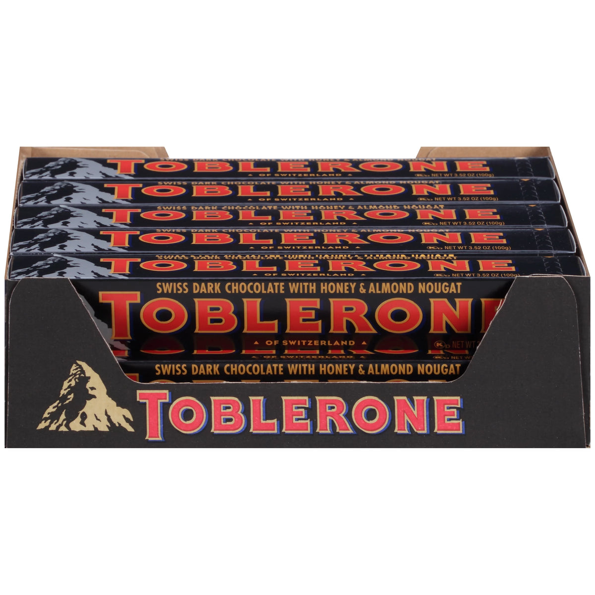 Swiss Dark Chocolate Bar, 3.52 oz, Pack of 20 I4186