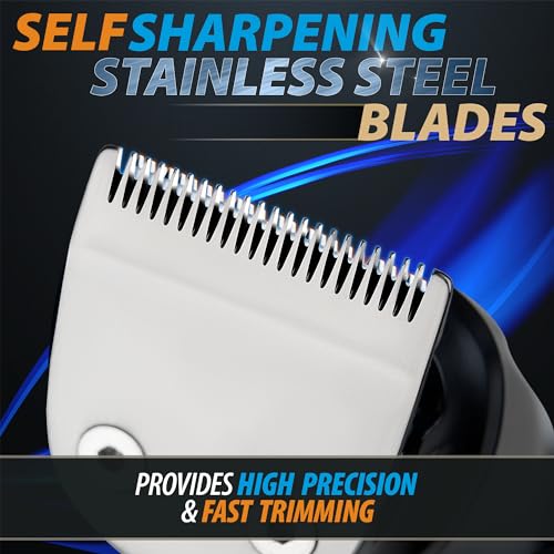 21 Piece Beard Trimmer Hair Clipper Electric Razor with USB Recharge Dock G957352