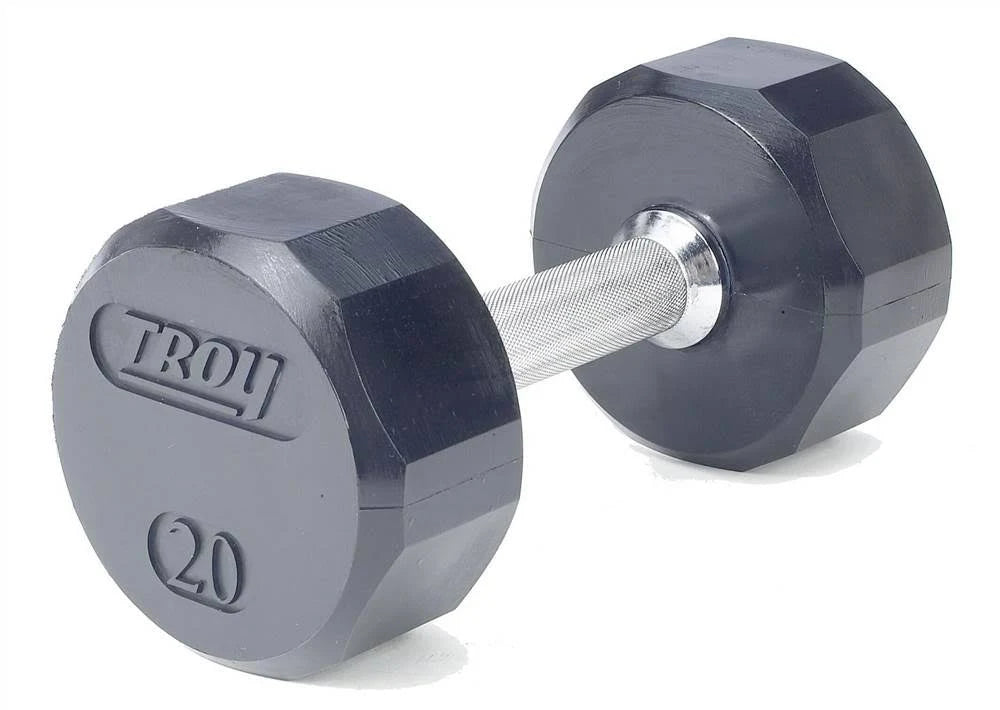20lb Rubber Encased Dumbbell Q55483