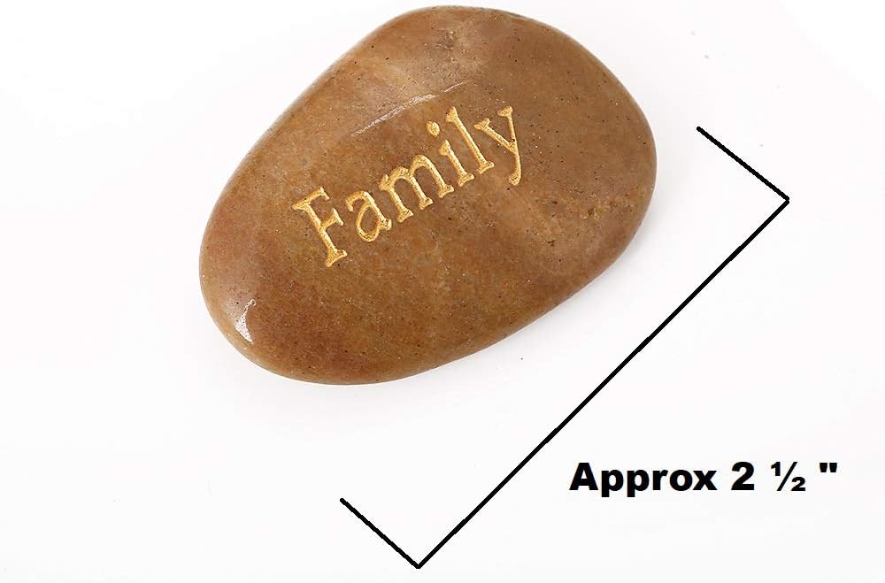 50PCS Inspirational Stones, 2"-3" each U9155