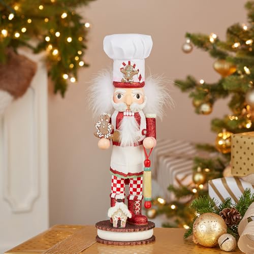 15-Inch Gingerbread Chef Nutcracker V6298