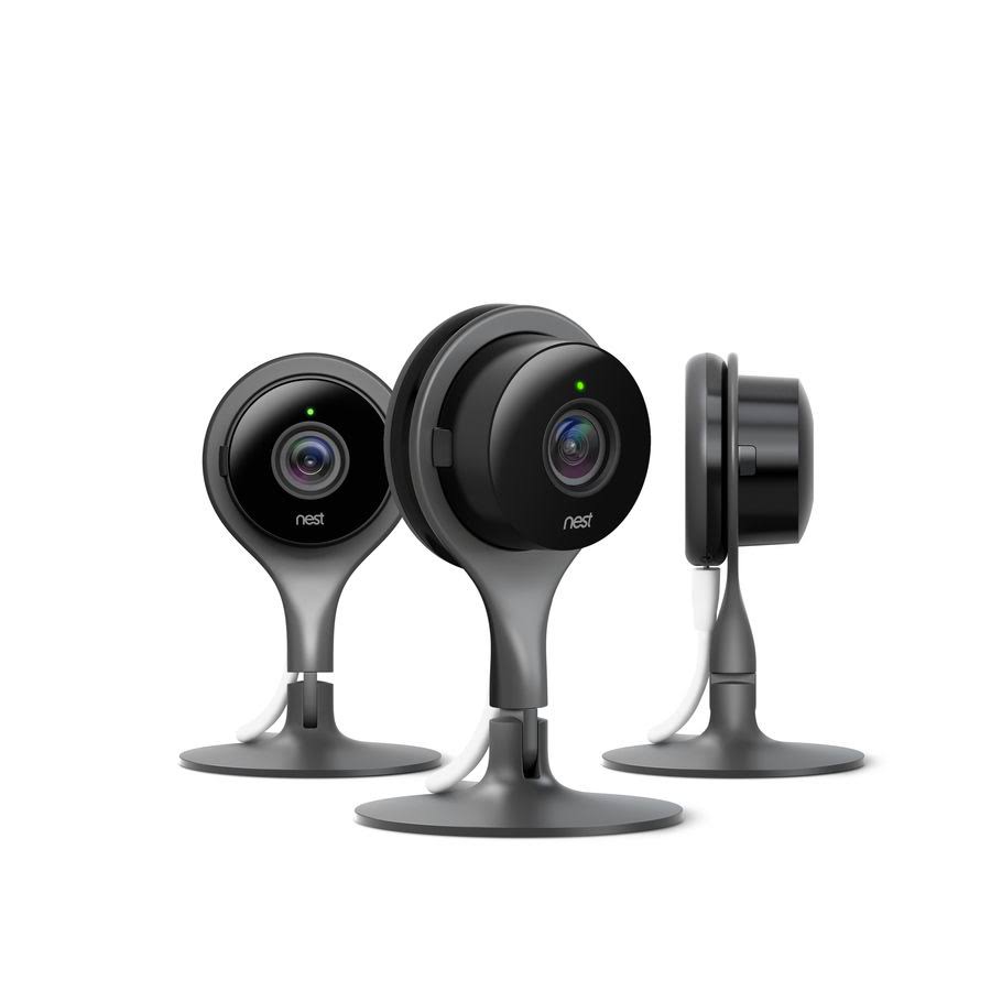 Black 3-Pack Digital Wi-Fi Indoor Security Camera X2994