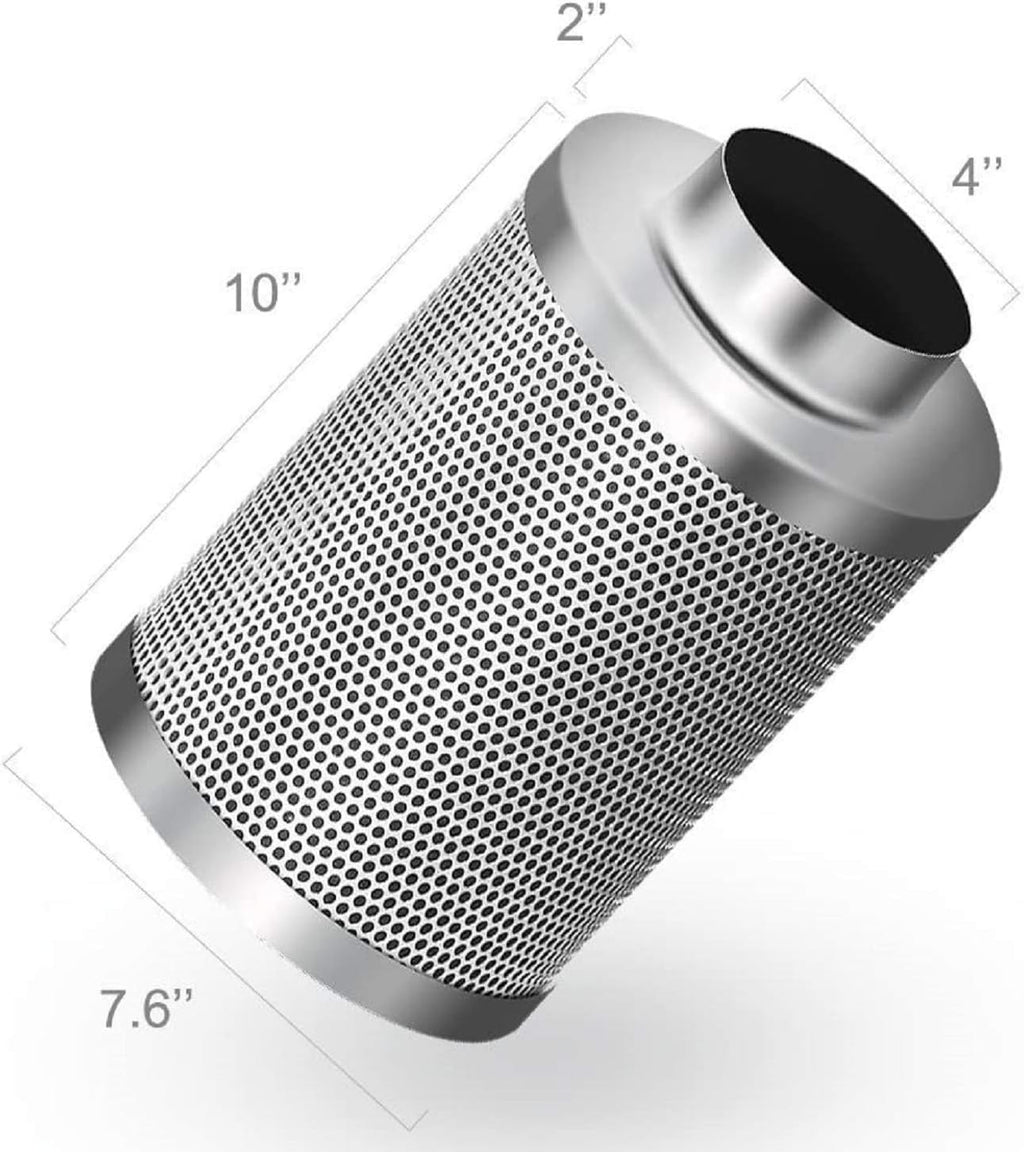 8 Inch 500 CFM Inline Fan Carbon Filter 25 Feet Ducting Combo M939